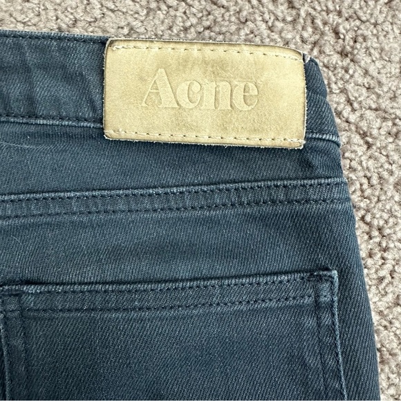 Acne Studios Jeans Womens Size 27 Rex Thunder Low Rise Skinny Straight Leg - Picture 9 of 12